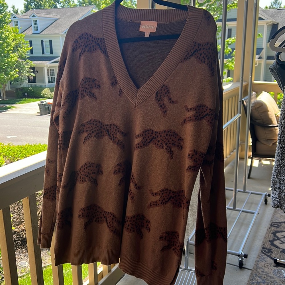 Show Me Your Mumu Cheetah Sweater